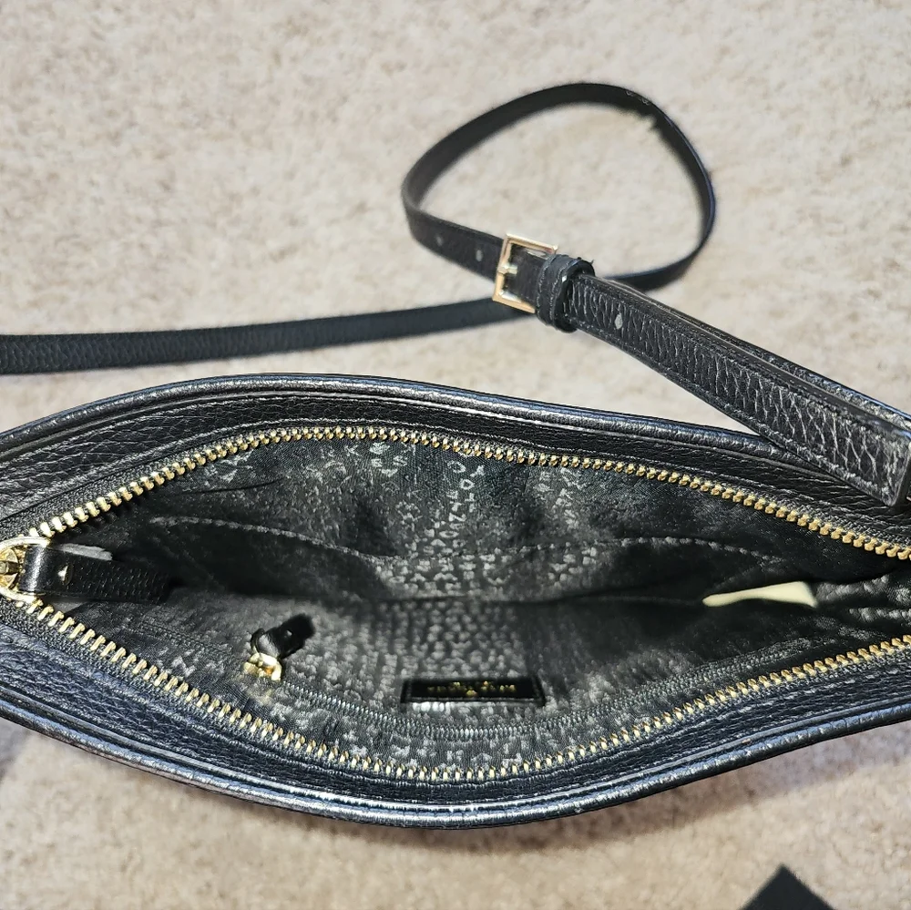 Kate Spade Black Leather Crossbody Bag - Picture 3 of 6